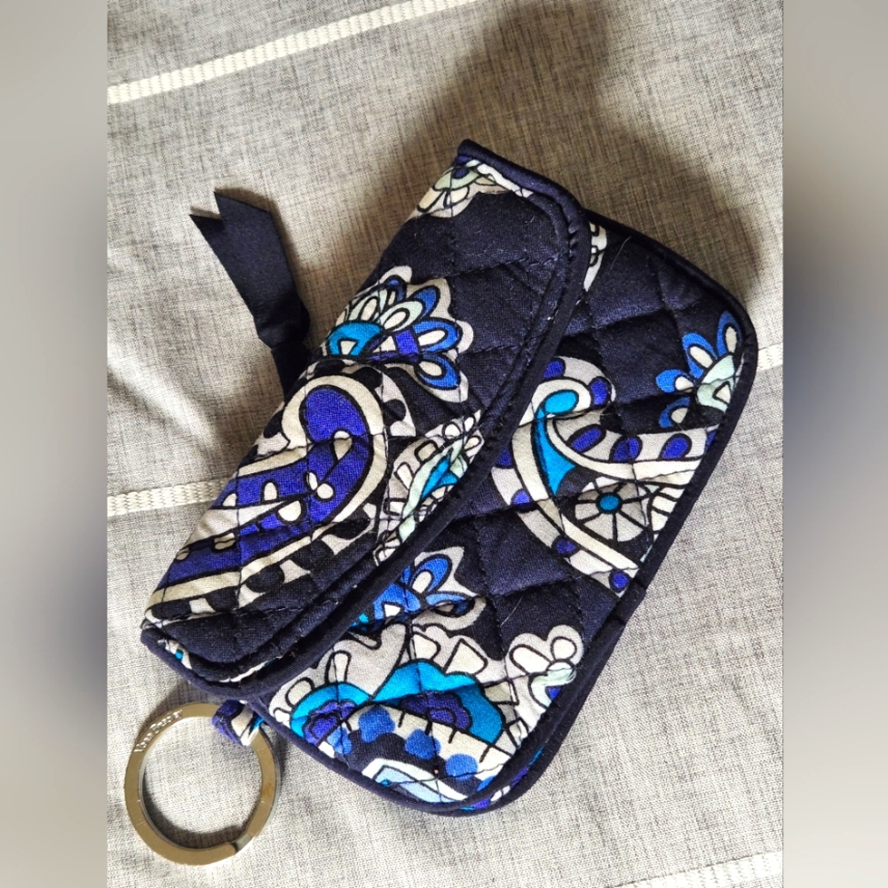 Vera Bradley keyring wallet